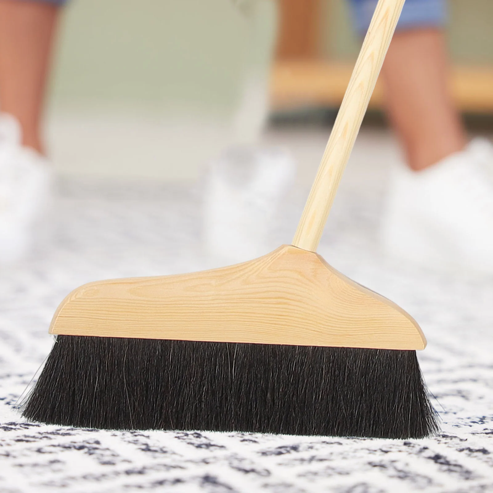 Pine Horsetail Broom Indoor Wood Sweeper Floor Horsehair Bristle With Metal Handle
Pine Horsetail Broom Indoor Wood Sweeper Floor Horsehair Bristle With Metal Handle