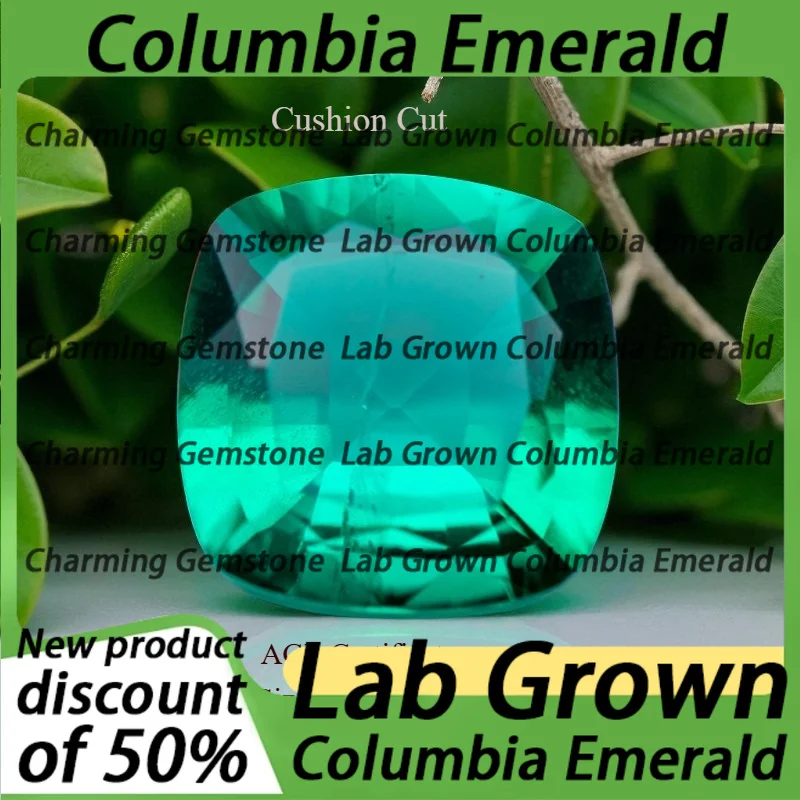 Cushion Cut Square Shape Lab Grown Columbia Emerald The Charms of DIY Jewelry Making with Certificate Factory Wholesale Price
Cushion Cut Square Shape Lab Grown Columbia Emerald The Charms of DIY Jewelry Making with Certificate Factory Wholesale Price