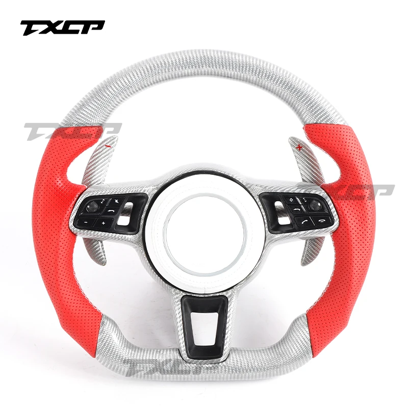 Custom Alcantara Carbon Fiber Steering Wheel for 971 911.2 959 718 Macan 9Y0 Cayman Taycan Racing Wheel Convertible
Custom Alcantara Carbon Fiber Steering Wheel for 971 911.2 959 718 Macan 9Y0 Cayman Taycan Racing Wheel Convertible