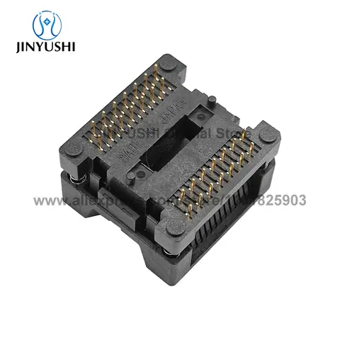 SOP28 Test Sockets OTS-28-1.27-04 Pitch 1.27mm IC Burning Seat Adapter Testing Seat Test Socket Test Bench