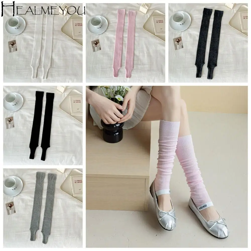 Thick Simple Long Knee High Socks Ballet Style Mid-calf Calf Socks Stepping on Feet Breathable Stacking Socks
Thick Simple Long Knee High Socks Ballet Style Mid-calf Calf Socks Stepping on Feet Breathable Stacking Socks
