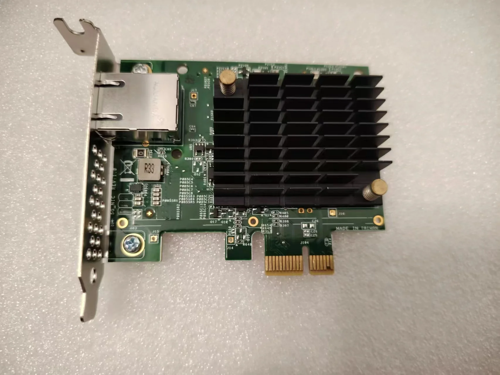 AQN-108 NBASE-T Single Port RJ-45 5GbE PCIe-x1 FH NIC (AQN-108-101-SFA)
AQN-108 NBASE-T Single Port RJ-45 5GbE PCIe-x1 FH NIC (AQN-108-101-SFA)