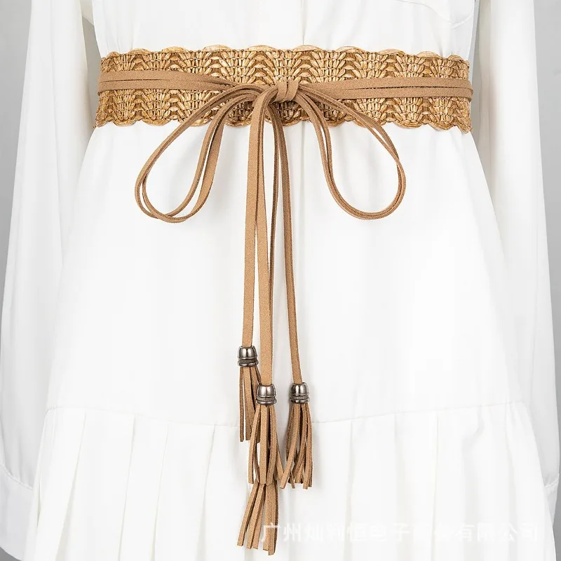 Casual Woven PP Grass Belt Beach Holiday Style Women Clothing Matching Waistband Fashion Simple Strap Adjustable Designer Belt
Casual Woven PP Grass Belt Beach Holiday Style Women Clothing Matching Waistband Fashion Simple Strap Adjustable Designer Belt