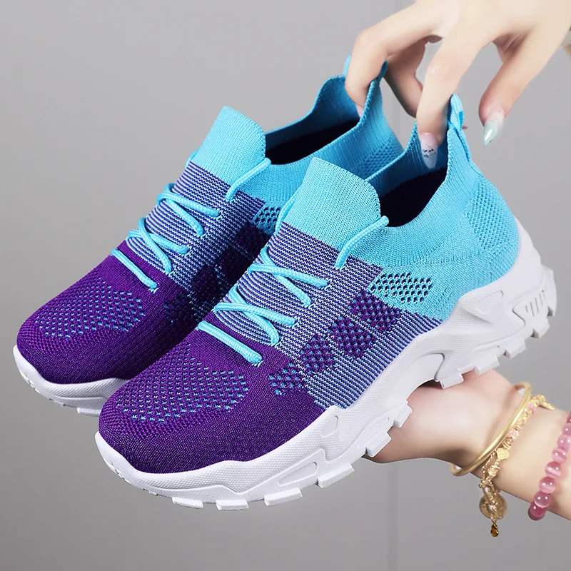 Summer new women's sports shoes, versatile woven breathable mesh shoes, soft soles, comfortable running shoes
Summer new women's sports shoes, versatile woven breathable mesh shoes, soft soles, comfortable running shoes