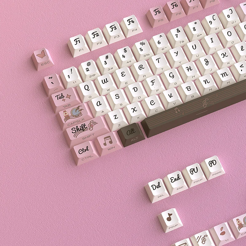 Side engraved memory record keycap small full set of hot sublimation DIY magnetic axis PBT material - original height 125 keys
Side engraved memory record keycap small full set of hot sublimation DIY magnetic axis PBT material - original height 125 keys