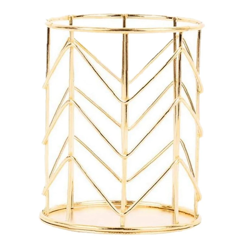 Golden Hollow Pen Holder Multifunctional Metal Pen Holder Makeup Brush Holder Home Office Desk Decoration
Golden Hollow Pen Holder Multifunctional Metal Pen Holder Makeup Brush Holder Home Office Desk Decoration