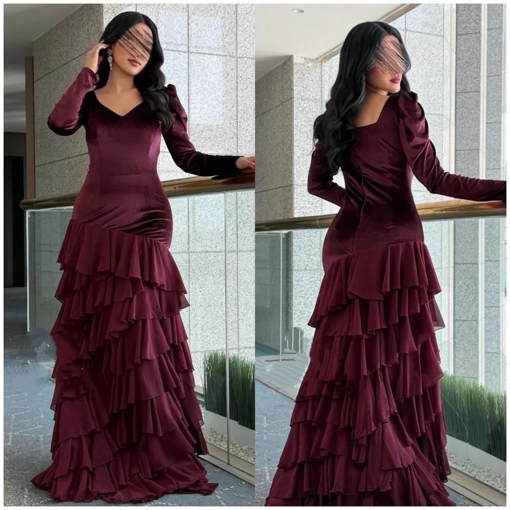 Customized Elegant Classic Ruched Tiered A-line Scoop Neck Long Dresses Bespoke Occasion Dresses Sizes Available Modern Style
Customized Elegant Classic Ruched Tiered A-line Scoop Neck Long Dresses Bespoke Occasion Dresses Sizes Available Modern Style