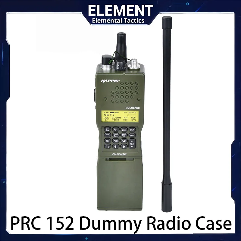 Tactical Military Softair Army Radio PRC 152 / PRC 148 Dummy Radio Case Antenna Package Talkie Walkie Interphone model Cospaly
Tactical Military Softair Army Radio PRC 152 / PRC 148 Dummy Radio Case Antenna Package Talkie Walkie Interphone model Cospaly