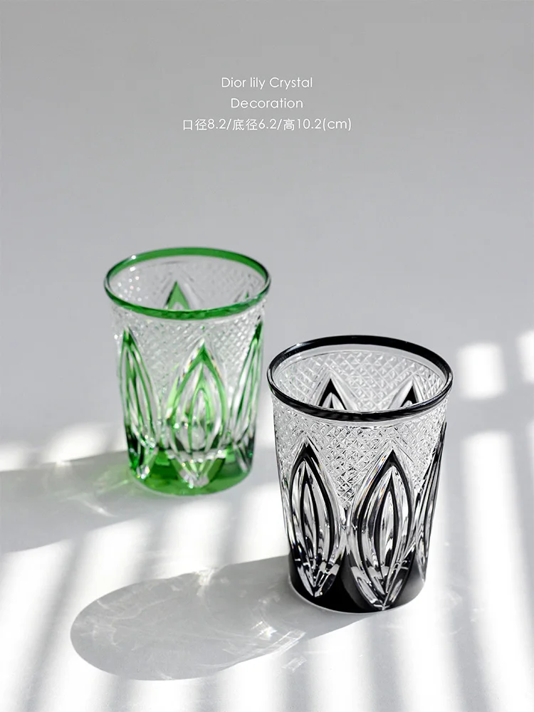 Home Linglan Crystal Glasses Glass Cup Girls' Home Water Cup Transparent Juice Cup Color
Home Linglan Crystal Glasses Glass Cup Girls' Home Water Cup Transparent Juice Cup Color