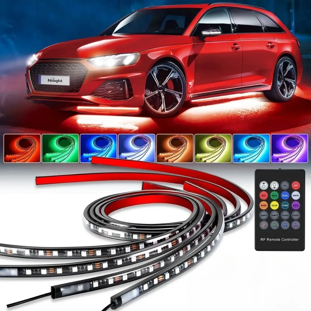 Auto Decorative LED Underglow Light Flexible RGB Neon Strip Waterproof Dual Control Atmosphere Lamp
Auto Decorative LED Underglow Light Flexible RGB Neon Strip Waterproof Dual Control Atmosphere Lamp