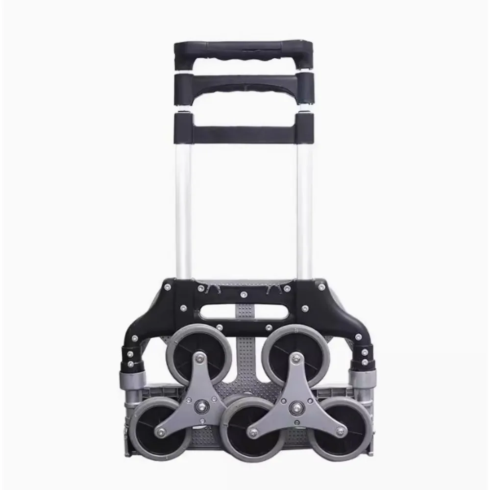 Folding cargo handling stair climbing trolley luggage trolley portable shopping cart
Folding cargo handling stair climbing trolley luggage trolley portable shopping cart