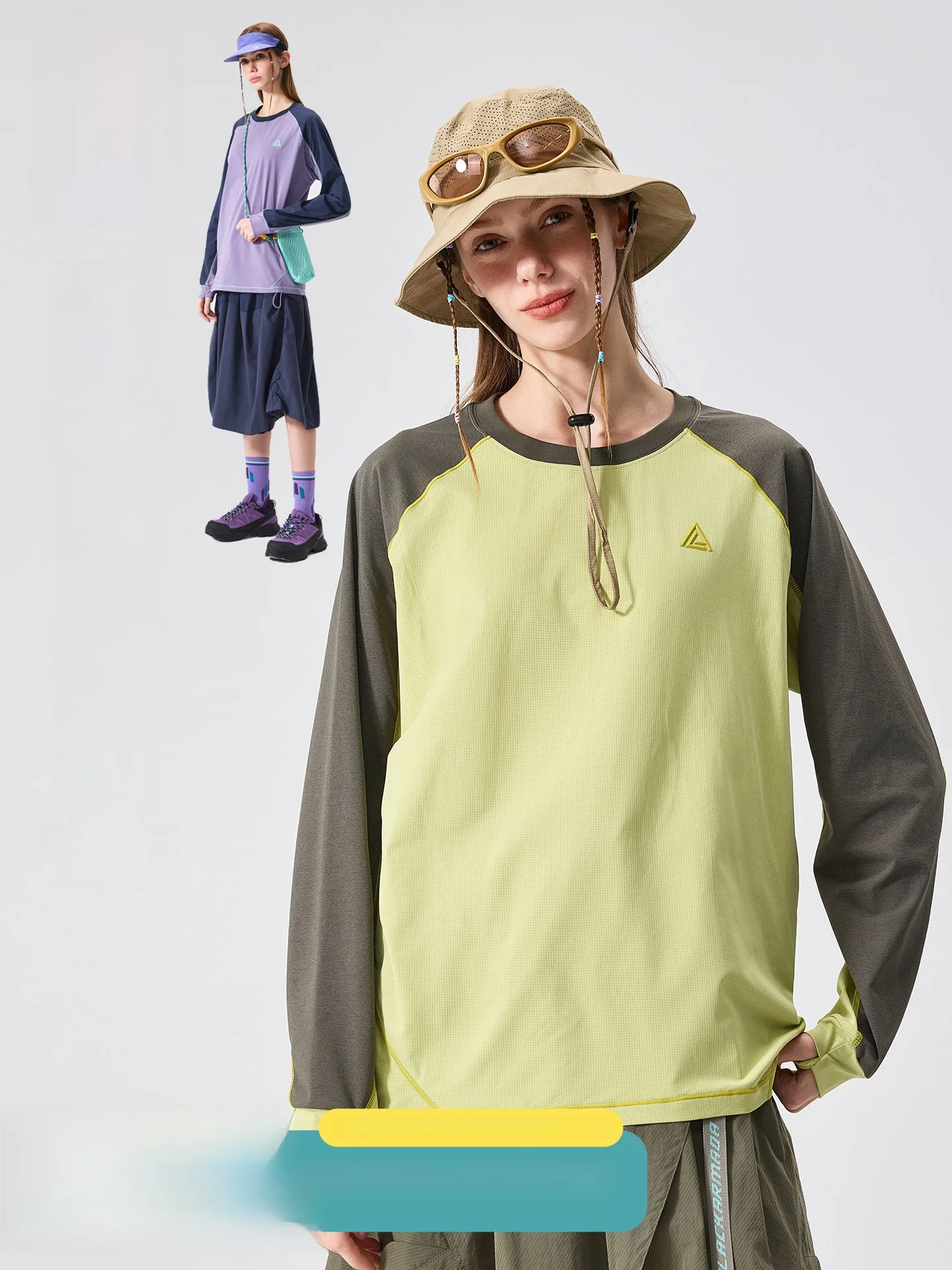 LAZY DAY Outdoor UV Protection Quick Dry Long Sleeve T-Shirt Women's Casual Spring 2026 New Style Color Block Top
LAZY DAY Outdoor UV Protection Quick Dry Long Sleeve T-Shirt Women's Casual Spring 2026 New Style Color Block Top