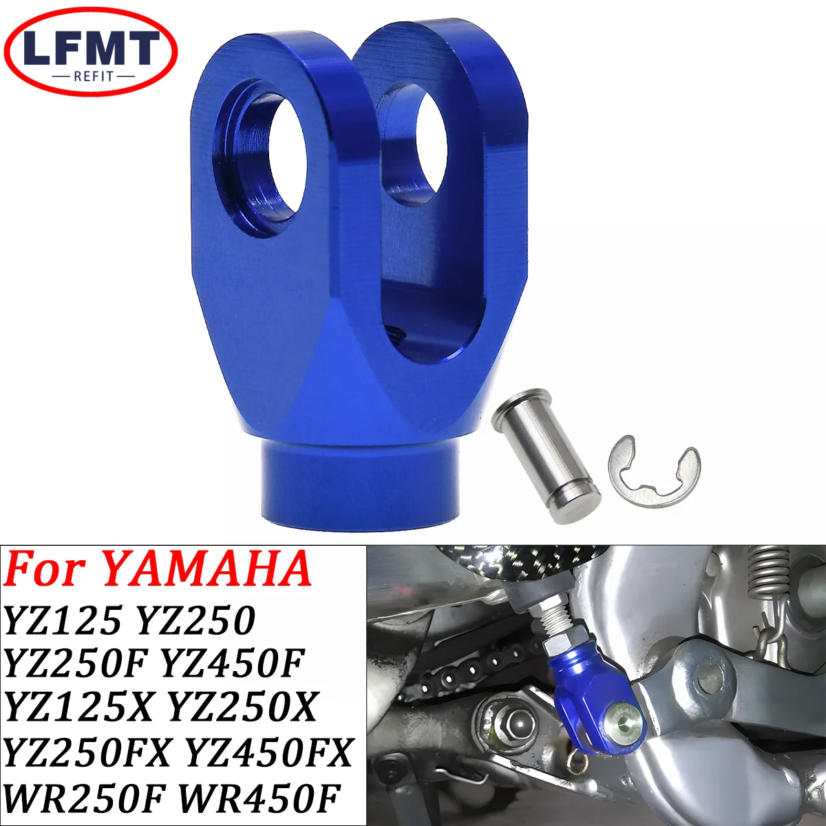 Motorcycle Rear Brake Clevis For YAMAHA YZ125 YZ250 YZ250F YZ450F YZ125X YZ250X YZ450FX YZ250FX WR250F WR450F Suzuki RMZ 05-20
Motorcycle Rear Brake Clevis For YAMAHA YZ125 YZ250 YZ250F YZ450F YZ125X YZ250X YZ450FX YZ250FX WR250F WR450F Suzuki RMZ 05-20