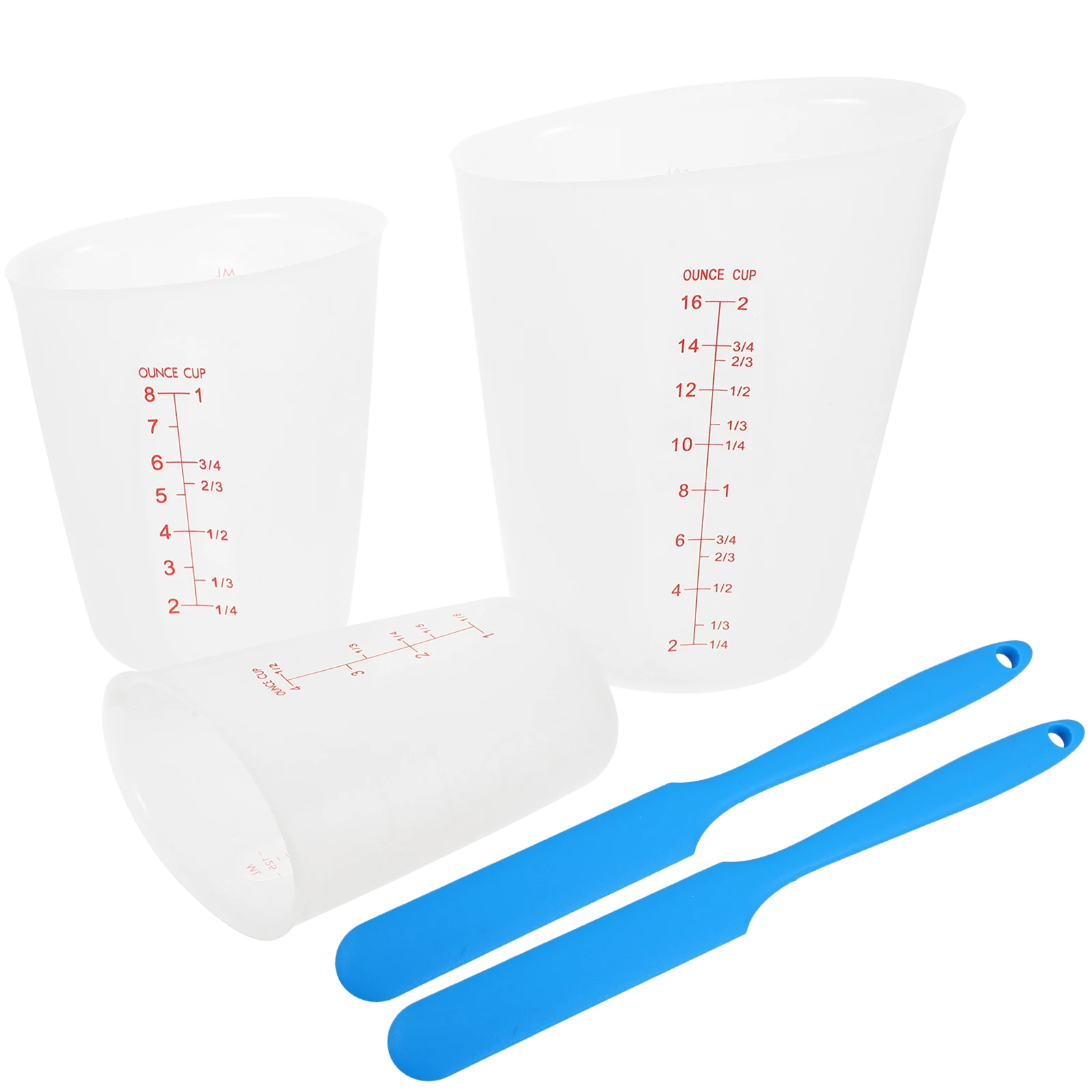 1 Set Silicone Measuring Cups Kitchen Graduated Cup For Cooking Baking Liquid Dry Ingredients Flexible Milliliter Measuring Cup
1 Set Silicone Measuring Cups Kitchen Graduated Cup For Cooking Baking Liquid Dry Ingredients Flexible Milliliter Measuring Cup