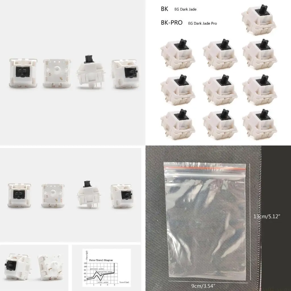 Переключатель Everglide EG Dark Jade/Dark Jade для механической клавиатуры, 5-контактный переключатель, аналогичный Holy
Переключатель Everglide EG Dark Jade/Dark Jade для механической клавиатуры, 5-контактный переключатель, аналогичный Holy