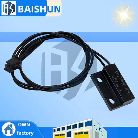 PS-3150 NO Proximity Magnetic Reed Sensor Switch (1-40mm Adjustable) - Normally Open High-Frequency Door