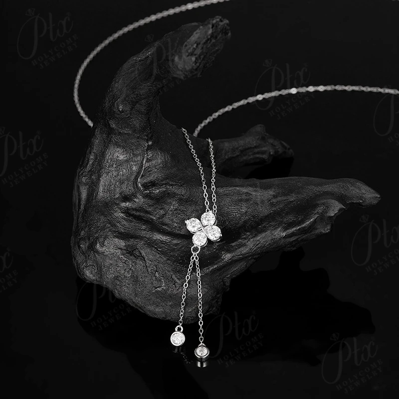 Clover Pendant Necklace S925 Silver 14K 18K Moissanites Gemstone Sparkling White Yellow Gold Plating Gift Elegant Design Gift
Clover Pendant Necklace S925 Silver 14K 18K Moissanites Gemstone Sparkling White Yellow Gold Plating Gift Elegant Design Gift