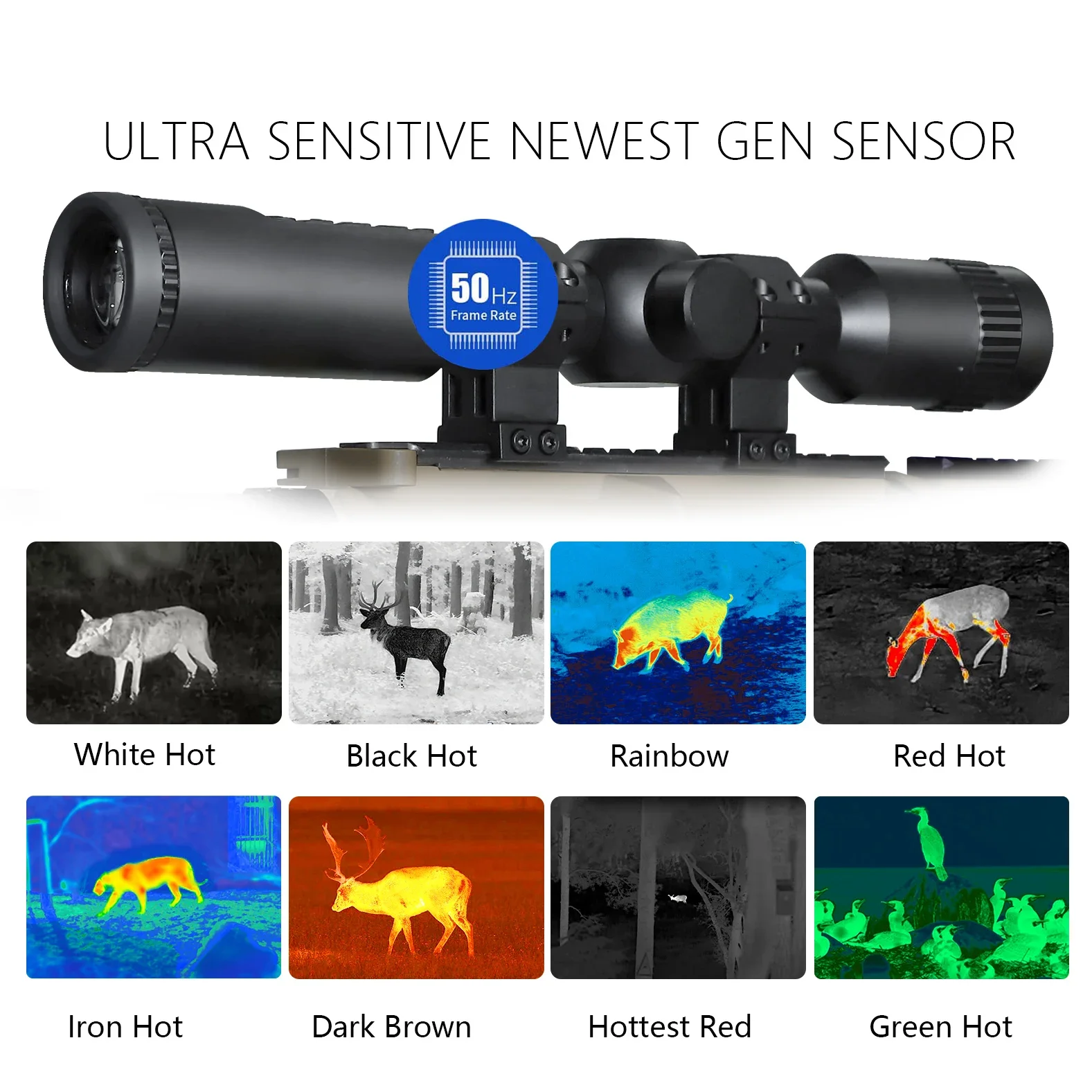 2026 hot sale 50mm Lens Thermal Imaging Scope for Hunting 384*288 Thermal Night Vision Scope Sight for Hunting with Video Rec
2026 hot sale 50mm Lens Thermal Imaging Scope for Hunting 384*288 Thermal Night Vision Scope Sight for Hunting with Video Rec