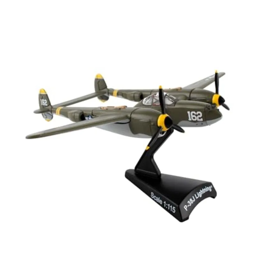 Daron Lockheed P-38 Lightning "23 Skidoo" 1/115 Die-Cast Collectible Airplane Model with Display Stand Perfect for Ages 14+
Daron Lockheed P-38 Lightning "23 Skidoo" 1/115 Die-Cast Collectible Airplane Model with Display Stand Perfect for Ages 14+