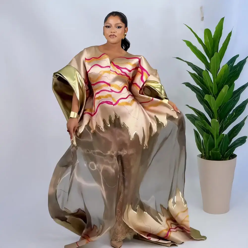 Luxurious Fashion African Dresses for Women Plus Size Pair with lace underwear African American Clothing
Luxurious Fashion African Dresses for Women Plus Size Pair with lace underwear African American Clothing