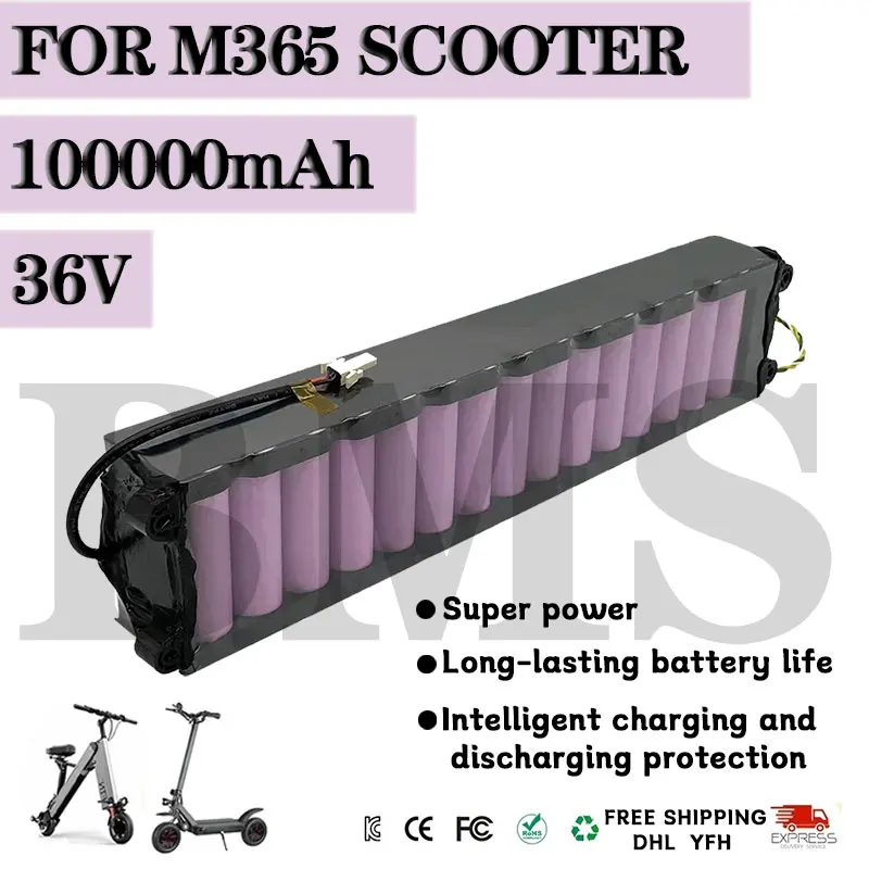 Li-ion Battery 10S3P 36V 10Ah Suitable For MiJia M365 Scooter Batterypack, Electric Scooter, Waterproof Bluetooth Communication
Li-ion Battery 10S3P 36V 10Ah Suitable For MiJia M365 Scooter Batterypack, Electric Scooter, Waterproof Bluetooth Communication