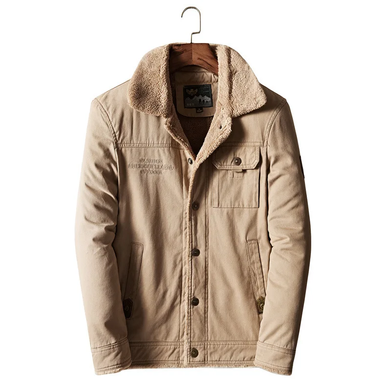 Men Winter Coats Jackets Wool Liner Warm Parkas Fur Collar Jackets Good Quality Male Casual Fleece Outwear Winter Clothes 6XL
Men Winter Coats Jackets Wool Liner Warm Parkas Fur Collar Jackets Good Quality Male Casual Fleece Outwear Winter Clothes 6XL