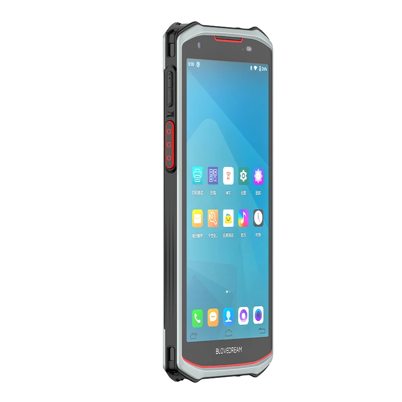 X Original 5G Rugged Mobile Touch Computer Handheld 1D 2D Barcode Scanner Android PDA Rugged IP65 5.5inch with WIFI NFC