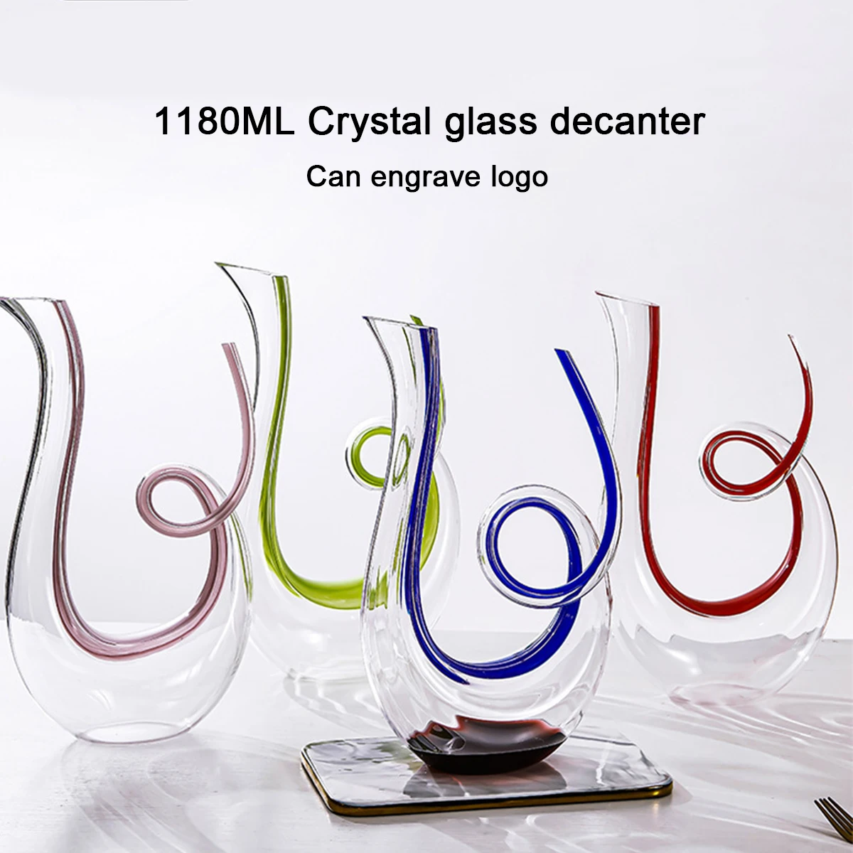 (Can Engrave Logo) 1180ML Crystal Glass Quick Decanter, Colorful Large Capacity Wine Dispenser, Red Wine Set
(Can Engrave Logo) 1180ML Crystal Glass Quick Decanter, Colorful Large Capacity Wine Dispenser, Red Wine Set