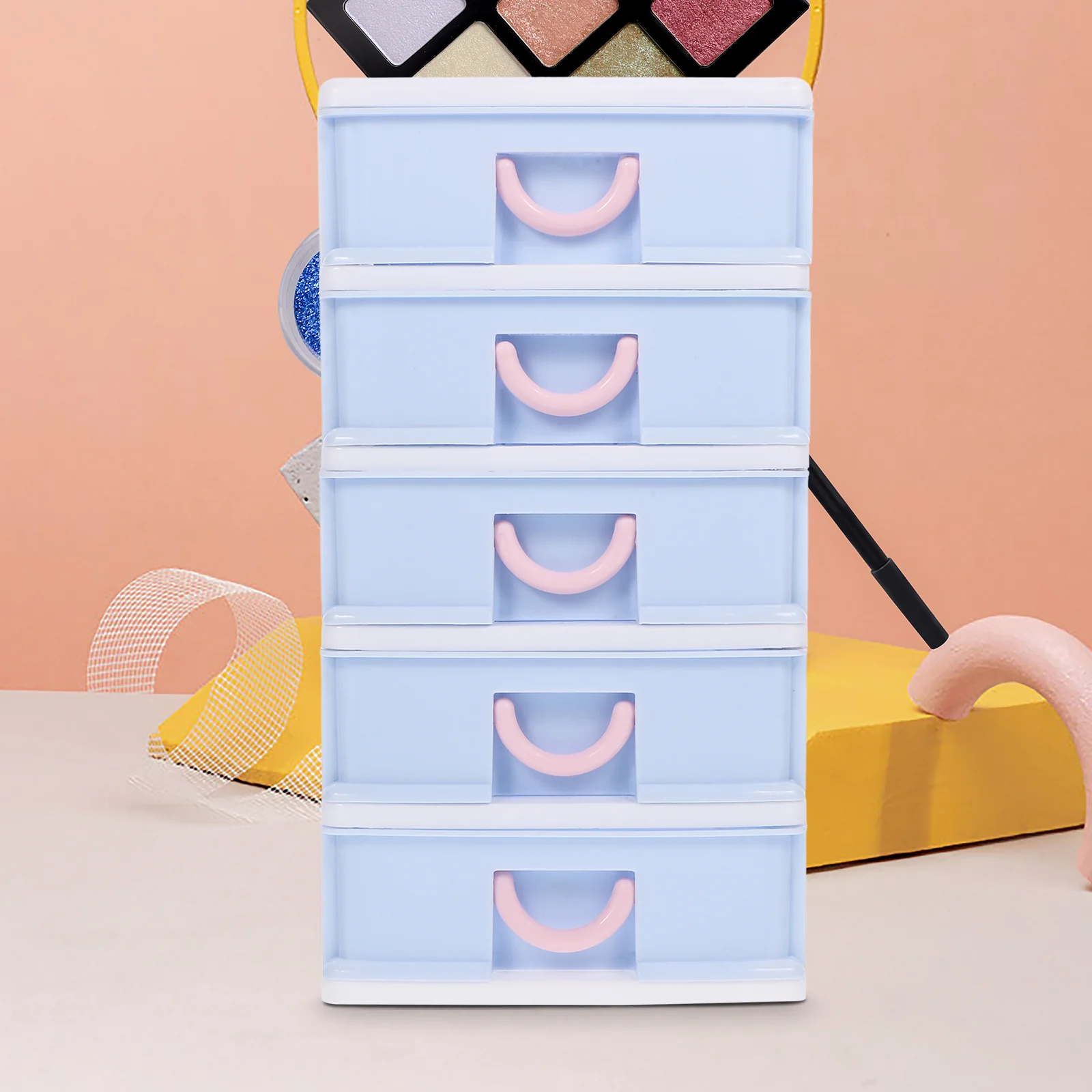 Storage Box Cabinet with Drawers Small Desktop Practical Organizer Office Stationery Makeup Plastic Bins Lids
Storage Box Cabinet with Drawers Small Desktop Practical Organizer Office Stationery Makeup Plastic Bins Lids
