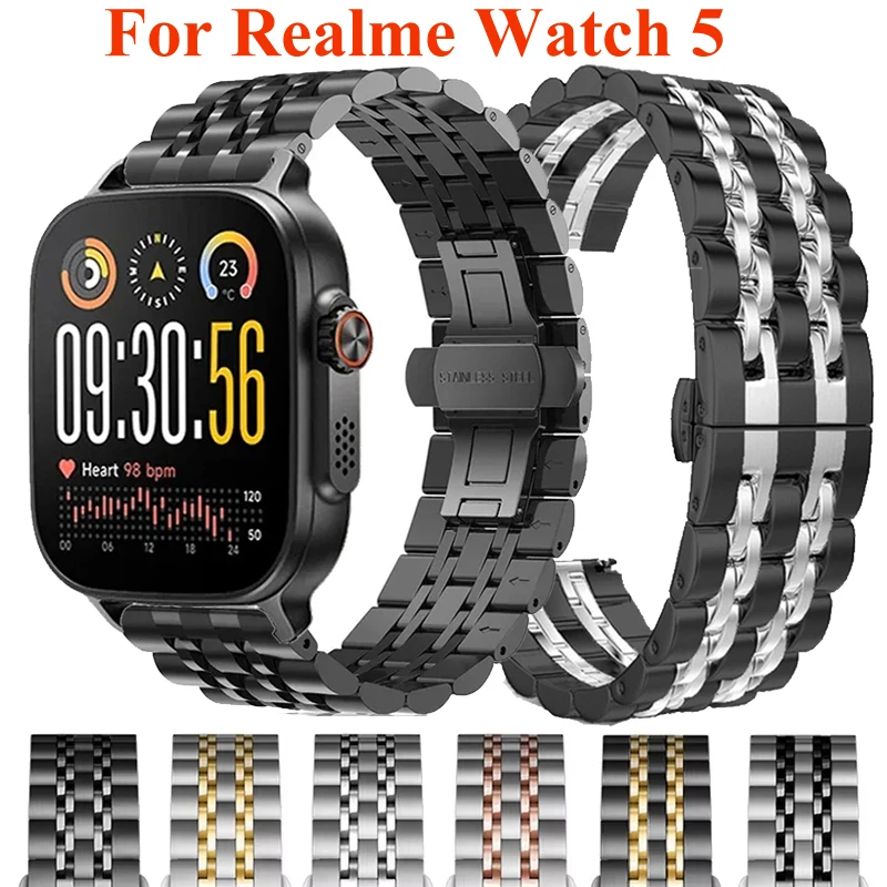 Металлический ремешок 22 мм для Realme Watch 5, ремешок из нержавеющей стали для Realme Watch S2/S SPro/2 2Pro/Realme 3 3 Pro, ремешок для браслета
Металлический ремешок 22 мм для Realme Watch 5, ремешок из нержавеющей стали для Realme Watch S2/S SPro/2 2Pro/Realme 3 3 Pro, ремешок для браслета