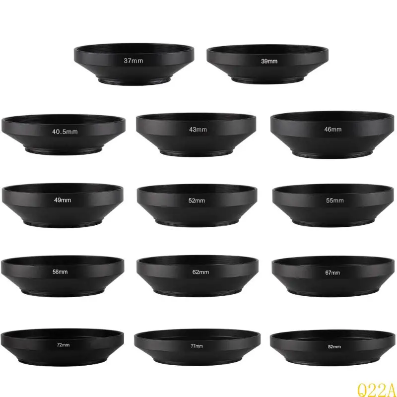 Q22A DSLR Lens Hood 39mm 40.5mm 43mm 46mm 49mm 52mm 55mm 58mm 62mm 72mm 77mm 82mm
Q22A DSLR Lens Hood 39mm 40.5mm 43mm 46mm 49mm 52mm 55mm 58mm 62mm 72mm 77mm 82mm