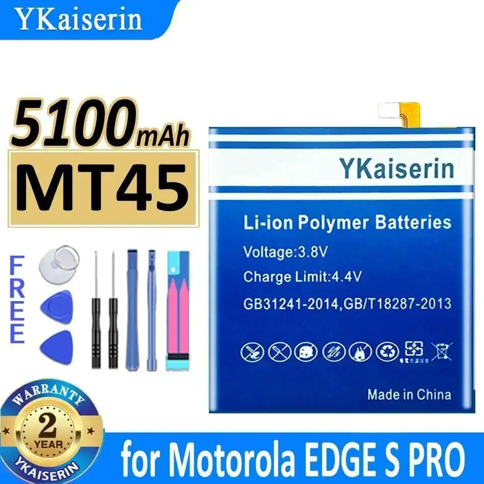 For Motorola Moto Edge S Pro XT2153-1 Safe Lightweight Mobile Phone Battery MT45 5100mAh
For Motorola Moto Edge S Pro XT2153-1 Safe Lightweight Mobile Phone Battery MT45 5100mAh
