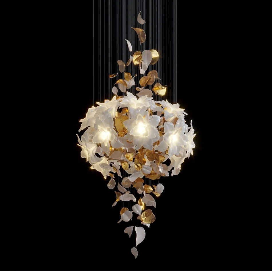 2026 New French Gold Magnolia Glass Shade Lustre Chandelier, Dimmable Hardware Pendant Lamp for Villa, Elegant Light for Ceiling
2026 New French Gold Magnolia Glass Shade Lustre Chandelier, Dimmable Hardware Pendant Lamp for Villa, Elegant Light for Ceiling
