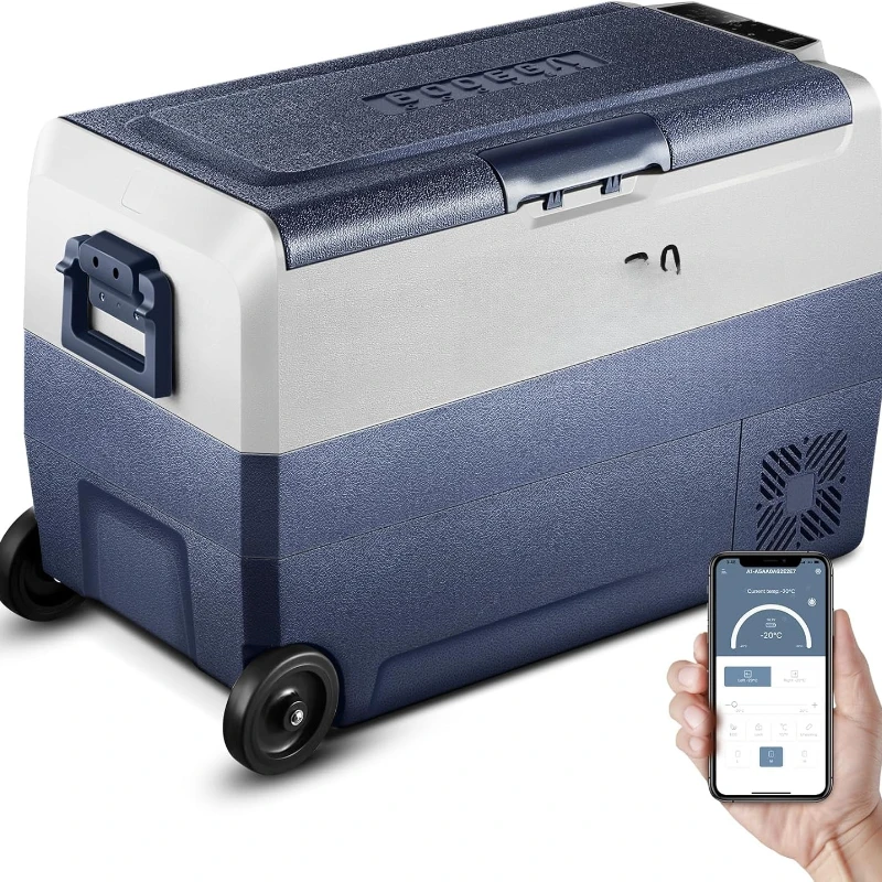 12 Volt Car Refrigerator,64 Quart Portable Fridge Cooler APP Control,-4℉-68℉ 60L Dual Zone Car Freezer Cooler, 12/2
12 Volt Car Refrigerator,64 Quart Portable Fridge Cooler APP Control,-4℉-68℉ 60L Dual Zone Car Freezer Cooler, 12/2