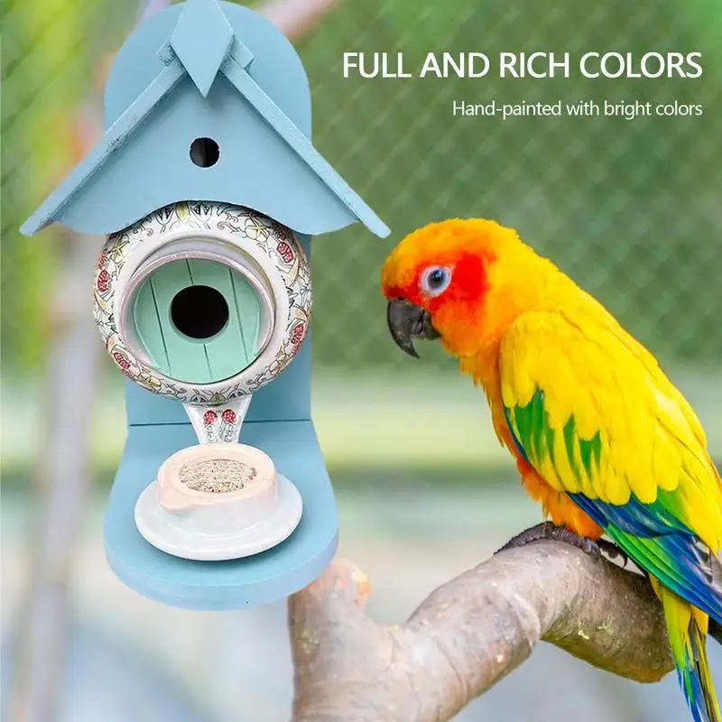 Teapot Bird Feeder Waterproof Teapot Shaped Bird House Bird House And Feeder Outside Teapot Birdhouse Feeder For Home Garden
Teapot Bird Feeder Waterproof Teapot Shaped Bird House Bird House And Feeder Outside Teapot Birdhouse Feeder For Home Garden