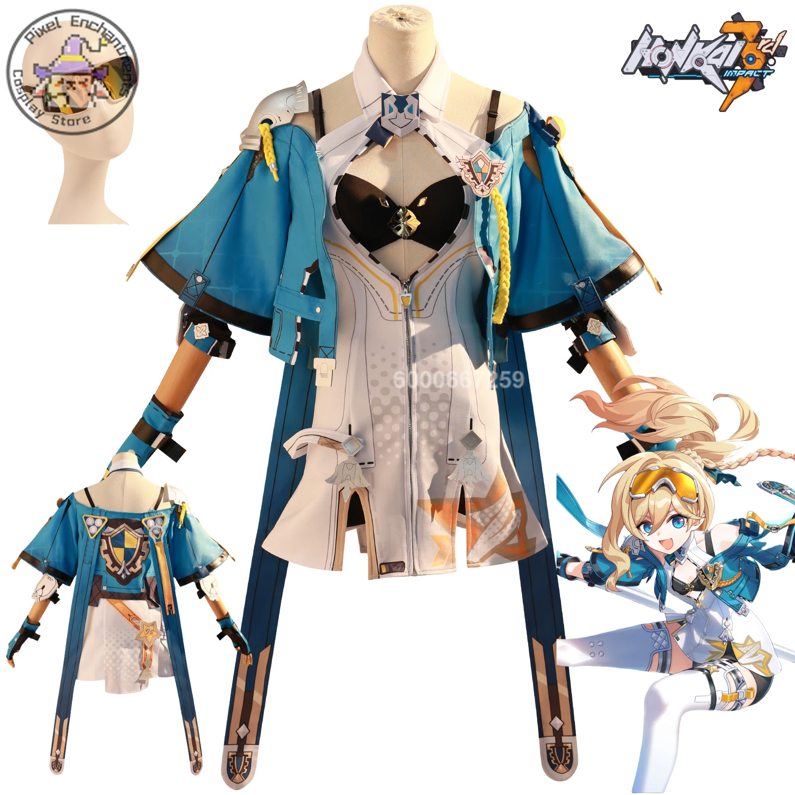 Game Honkai Impact3 Durandal Cosplay Costume New Anime Clothes Full Set for Adult Women Hot Role Play Halloween Party Comic-Con
Game Honkai Impact3 Durandal Cosplay Costume New Anime Clothes Full Set for Adult Women Hot Role Play Halloween Party Comic-Con