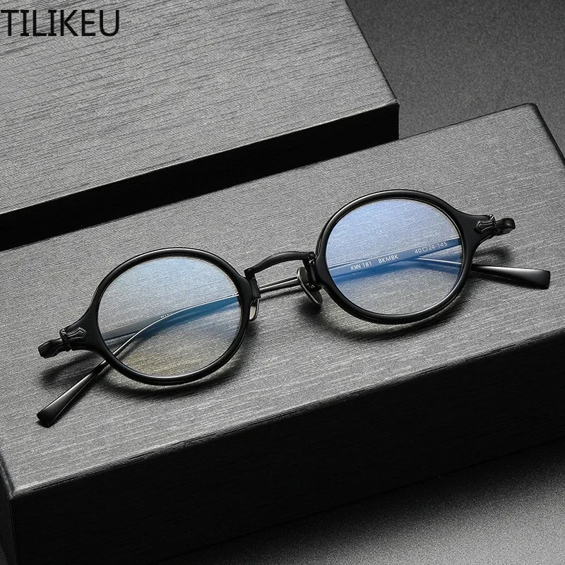 New Pure Titanium Frame Glasses Frame Ultra Lightweight Trendy Round Simple Artistic Blue Light Men Women Glasses Retro Style
New Pure Titanium Frame Glasses Frame Ultra Lightweight Trendy Round Simple Artistic Blue Light Men Women Glasses Retro Style