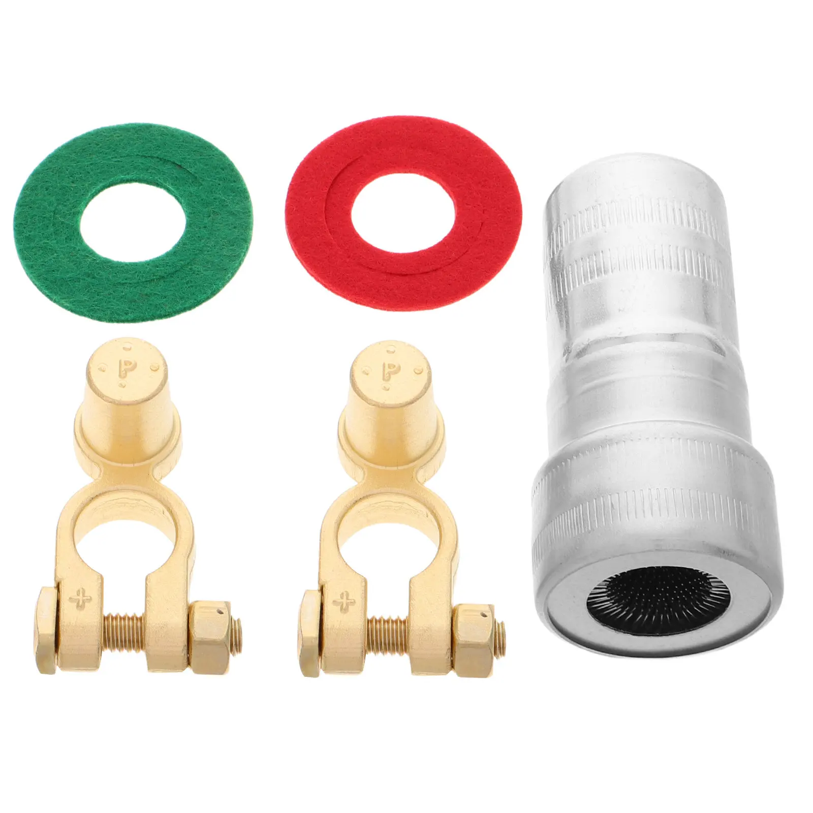 1 Set Brass Battery Terminal Connectors Automotive Car Truck Battery Post Adapter Positive Negative Top Post Terminals Quick
1 Set Brass Battery Terminal Connectors Automotive Car Truck Battery Post Adapter Positive Negative Top Post Terminals Quick