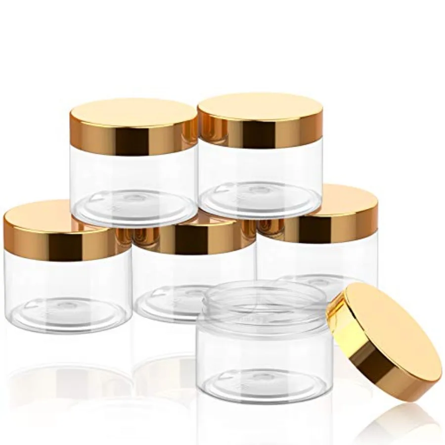 Pack Plastic Jars Containers with Lids Wide-mouth Refillable Leakproof Reusable Round Empty Jars for Travel Cosmetic Dry Food S
Pack Plastic Jars Containers with Lids Wide-mouth Refillable Leakproof Reusable Round Empty Jars for Travel Cosmetic Dry Food S
