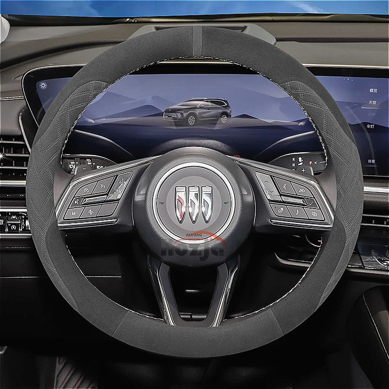 Suede Leather Car Steering Wheel Cover for Buick Enclave 2025 Car-styling Auto Accessories
Suede Leather Car Steering Wheel Cover for Buick Enclave 2025 Car-styling Auto Accessories