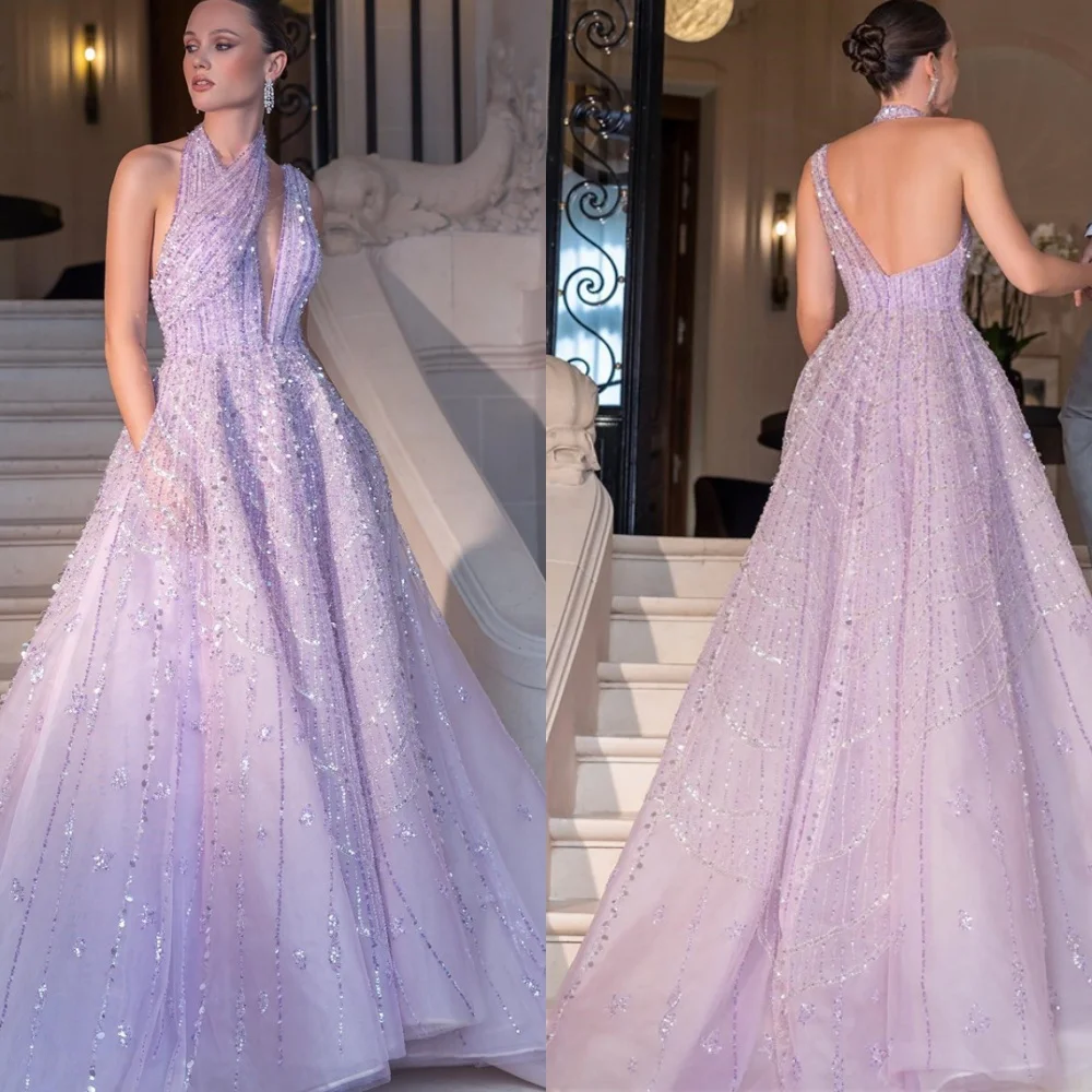 Customized Exquisite Purple Homecoming Dress Sparkly Crew Neck V-Neck Tiered Crystal Backless Customized Vestido De Festa
Customized Exquisite Purple Homecoming Dress Sparkly Crew Neck V-Neck Tiered Crystal Backless Customized Vestido De Festa