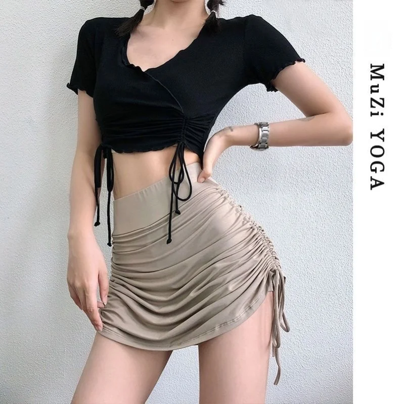Spor Skirt for Women Running Fitn Summer Anti-Light Speed Dry Dance Dstring Sexy Butt Covering Skirt with
Spor Skirt for Women Running Fitn Summer Anti-Light Speed Dry Dance Dstring Sexy Butt Covering Skirt with