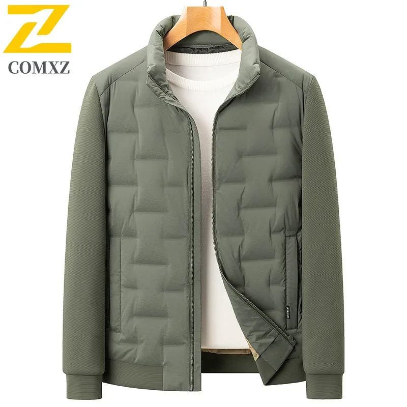 COMXZ Winter Down Jacket Men Turndown Collar Classic Commuting Office Thickened Warm Parka Trendy White Duck Down Winter Coat
COMXZ Winter Down Jacket Men Turndown Collar Classic Commuting Office Thickened Warm Parka Trendy White Duck Down Winter Coat