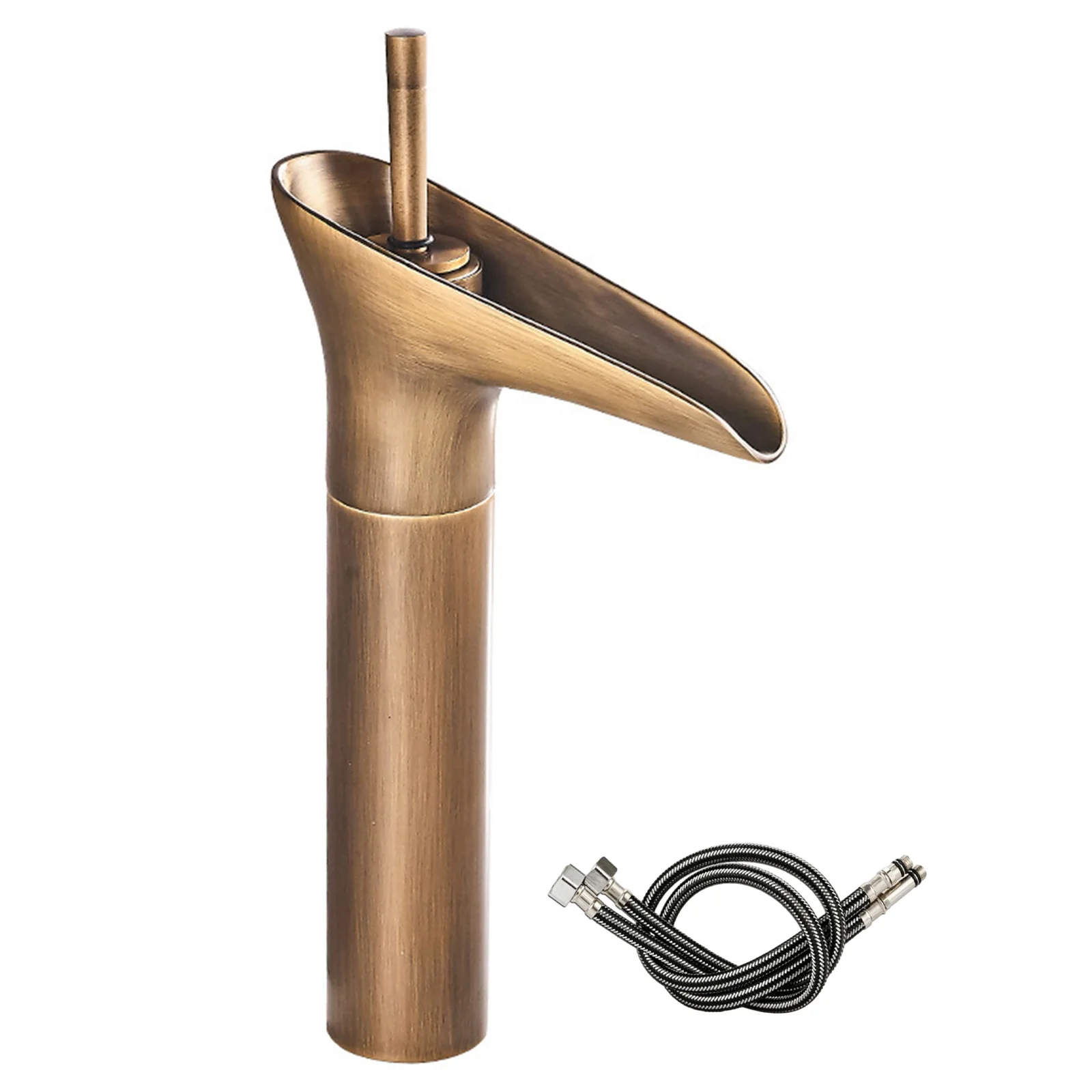 Copper Wine Cup Faucet Retro Single Cold Faucet With Hose European Antique Basin Waterfall Faucet Vintage Tap For Bathroom Hotel
Copper Wine Cup Faucet Retro Single Cold Faucet With Hose European Antique Basin Waterfall Faucet Vintage Tap For Bathroom Hotel