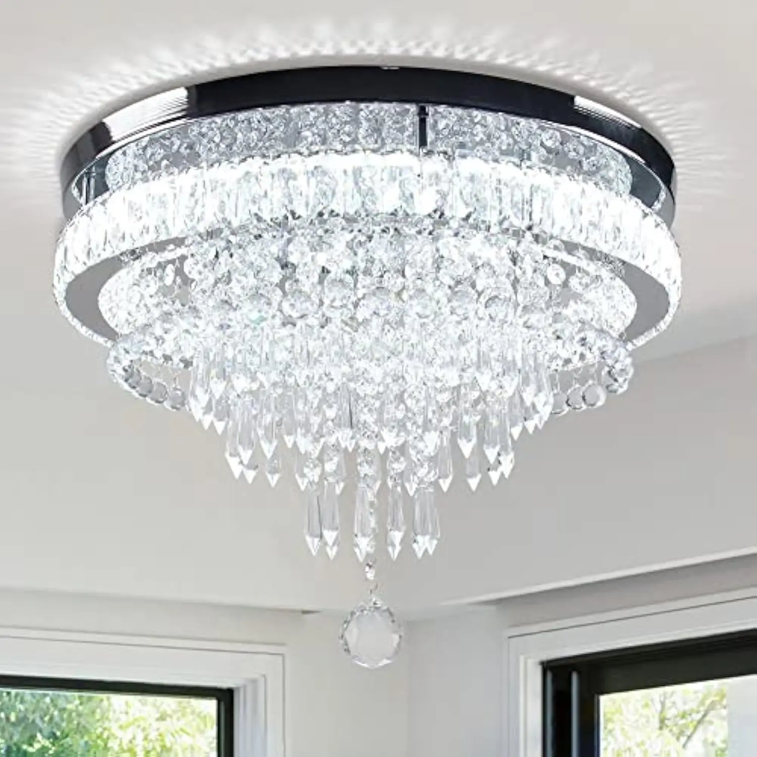 19.7" crystal chandeliers crystal ceiling light fixtures modern flush mount light led chandelier lamp for living room bedroom d
19.7" crystal chandeliers crystal ceiling light fixtures modern flush mount light led chandelier lamp for living room bedroom d