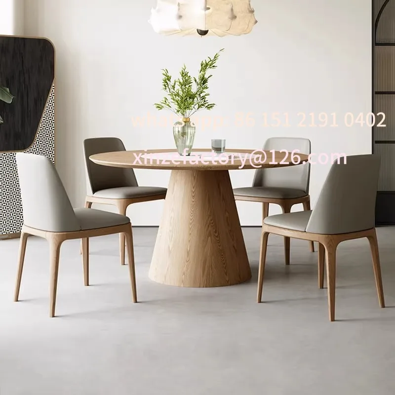 Customizable winter solid wood round rock slab dining table small apartment living room modern simple American inlaid turntable
Customizable winter solid wood round rock slab dining table small apartment living room modern simple American inlaid turntable