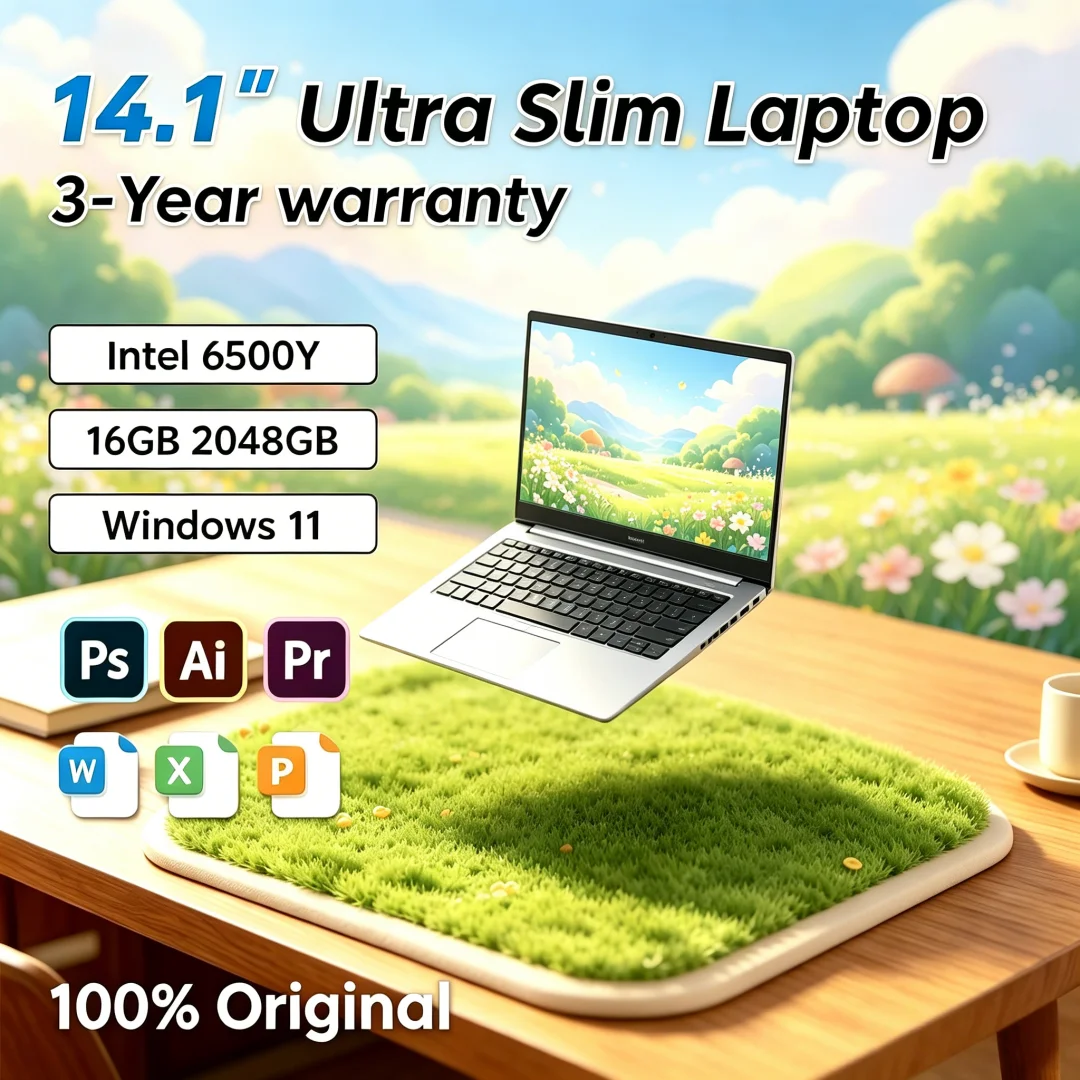 Exotic 2026 Lithe Portable 14.1 Inch Laptop Intel 6500Y 32GB RAM 2TB SSD 5000mAh Windows 11 Fingerprint Unlock Classy Conglomera
Exotic 2026 Lithe Portable 14.1 Inch Laptop Intel 6500Y 32GB RAM 2TB SSD 5000mAh Windows 11 Fingerprint Unlock Classy Conglomera