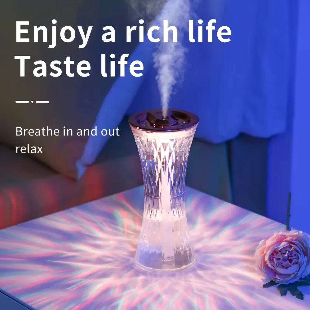 Glass Design Touch Ambient Light Air Humidifier Night Light Clear Glass Rose Crystal Led Table Lamp Slim Waist Air Humidifier
Glass Design Touch Ambient Light Air Humidifier Night Light Clear Glass Rose Crystal Led Table Lamp Slim Waist Air Humidifier
