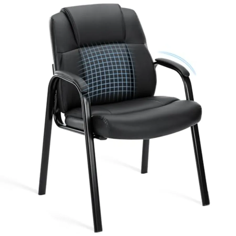 Leather Office Reception Chair with Padded Arms for Home Conference Lobby Area Meeting Church Medical Clinic Elderly Student Wa
Leather Office Reception Chair with Padded Arms for Home Conference Lobby Area Meeting Church Medical Clinic Elderly Student Wa