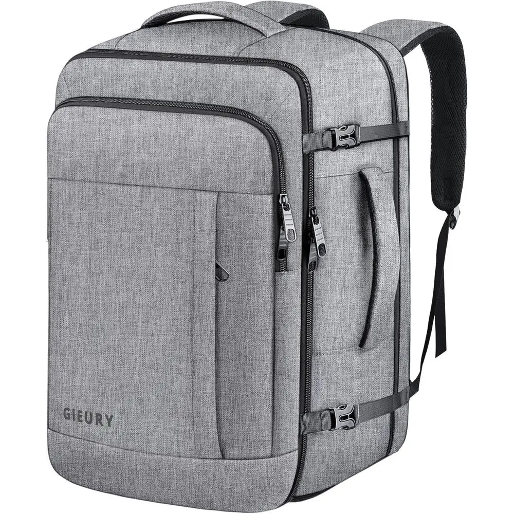 Large Expandable Travel Backpack, Unisex, Fits 18.4 Laptop, Ideal for City or Air Travel
Large Expandable Travel Backpack, Unisex, Fits 18.4 Laptop, Ideal for City or Air Travel